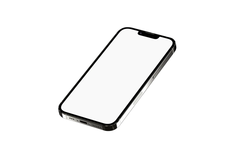 about-us-02 Main tenant un smartphone affichant l'interface d'une application de portefeuille numérique, écran d'ordinateur flou à l'arrière-plan.